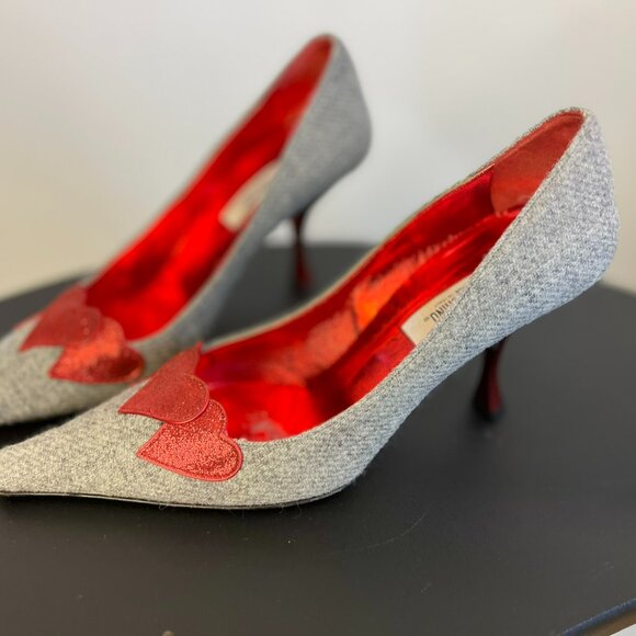 Moschino Shoes - Valentines Day! ! Vintage Moschino Heart Heels Size 40